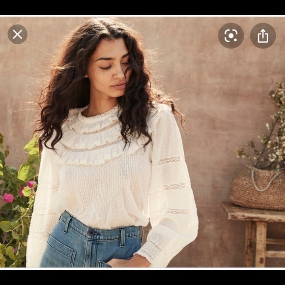 Doen Atalia ruffle top NWT size xs - Picture 9 of 11